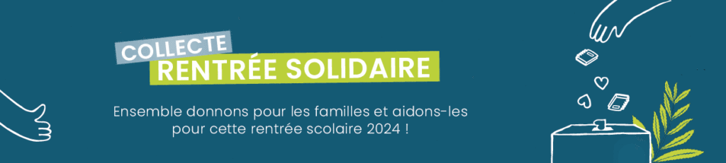 Collecte solidaire pour les restos du cœur pour la rentrée scolaire 2024